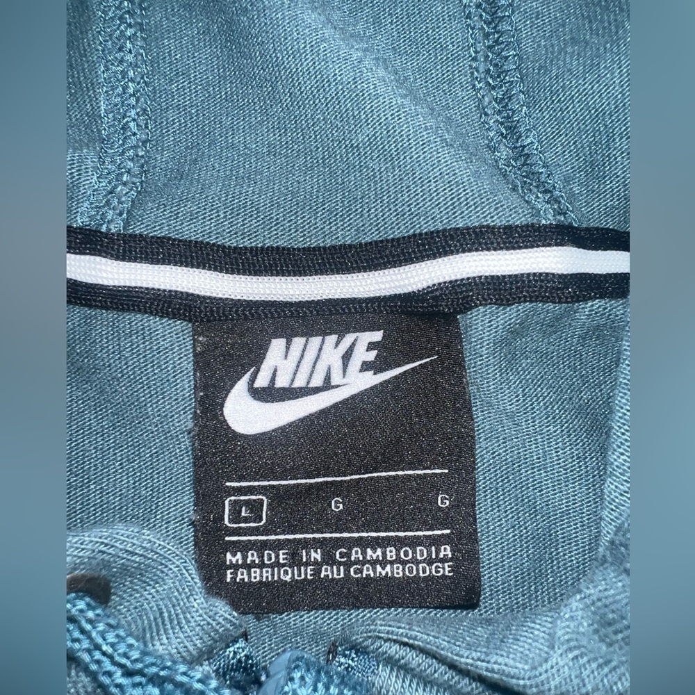 NIKE  Full Zip Cropped TRIBLEND CLUB HOODIE Size L - Picture 3 of 6